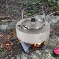 Outdoor Camping Kettle Coffee Pot 800ml Portable for Travel Hiking Picnic