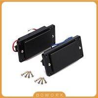 【CW】 2PCS Coil Humbucker Pickups Neck Electric Humbuckers With Frames Screws Accessories