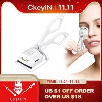 【CW】 CkeyiN Electric Heated Eyelash Curler Long Lasting Eyelashes Curls Makeup Tools Rechargeable Eye Lash Perm Temperature Control