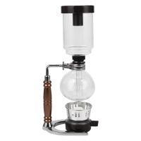 Japanese Style Siphon Coffee Maker Tea Siphon Pot Vacuum Coffeemaker Glass Type Coffee Machine Filter 3Cup