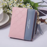 Tassel Leather Wallet Women Small Luxury Brand Famous Mini Women Wallets Purses Female Short Coin Zipper Purse Cartera Mujer Wallets