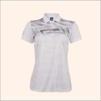 เสื้อโปโลแขนสั้นสำหรับผู้หญิง รหัสสินค้า: EG6180 สีขาว