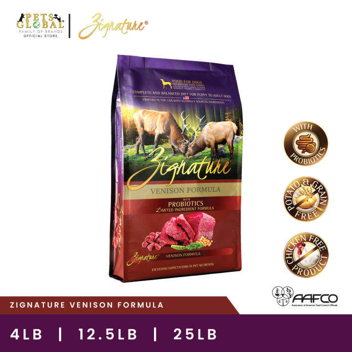 Zignature Venison Formula (Dog Dry Food) Lazada Singapore
