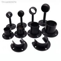 ஐ✳✶ 1Pcs 16-32mm Wardrobe Hanger Pipe Bracket Steel Flange Tube Holder for Clothes pole curtain Rod ceiling fixed Support Clamps