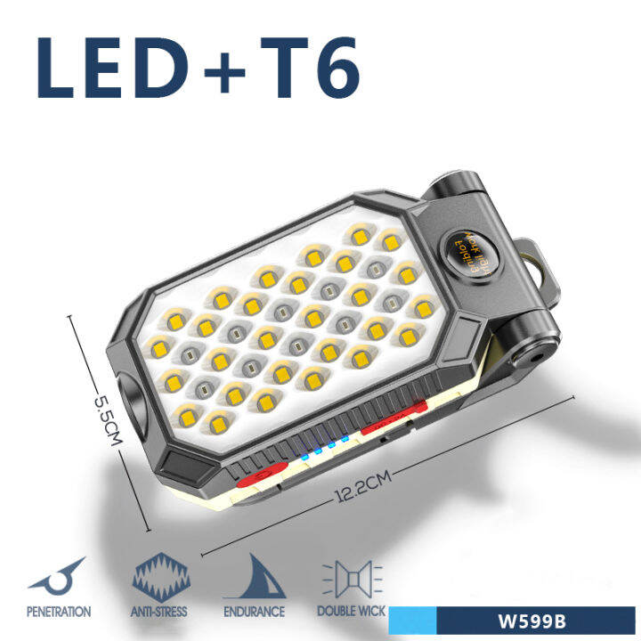 cob-led-flashlight-work-light-portable-light-usb-rechargeable-lamp-waterproof-camping-fishing-magnet-design-with-power-display