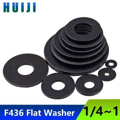 {Haotao Hardware} US F436 Flat Washer นิ้ว Blackened Flat Washer 1/4 5/16 3/8 7/16 1/2 5/8 3/4 7/8