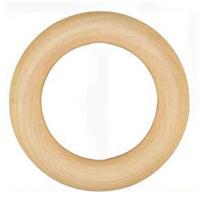 50 Pcs Natural Wood Rings 70mm Unfinished Macrame Wooden Ring Wood Circles for DIY Craft Ring Pendant Jewelry Making