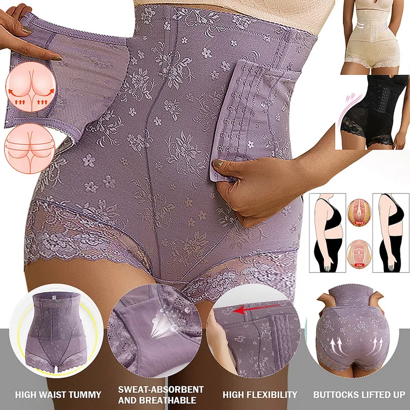 Lingerie Sets for Women Shaper Shorts Lift Panties Compression Underwear  Waist Slim Body Shaper Boxer Briefs Zipper Abdominal Panties 