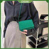 CHUAN ลายหินสักหลาด กระเป๋า Crossbody น้ำหนักเบามาก สีทึบทึบ กระเป๋าสะพายไหล่สักหลาด แฟชั่นสำหรับผู้หญิง ไหล่เดียว กระเป๋าแมสเซนเจอร์ สำหรับผู้หญิง