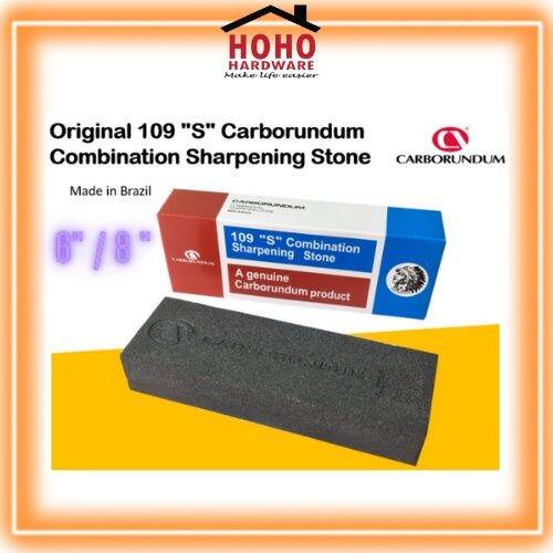 CARBORUNDUM SHARPENING STONE [Made in Brazil] / BATU ASAH CAP DAYAK
