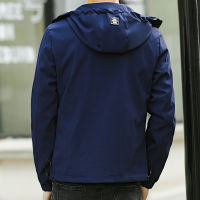 High Quality New Mens Zipper Jacket Winter Spring Autumn Casual Solid Hooded Jackets Mens Outwear Slim Fit Plus Size
