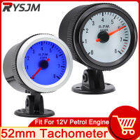 2 "52มิลลิเมตรรถยนต์รถจักรยานยนต์ T Achometer 12โวลต์สีฟ้า LED 0 ~ 8000รอบต่อนาทีเมตรตัวชี้ Tacho วัดสำหรับรถจักรยานยนต์รถบรรทุกรถ A Tacom จาก RU