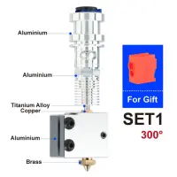 3d อะไหล่เครื่องพิมพ์โลหะทั้งหมด Nf ภูเขาไฟอัจฉริยะอัพเกรด V2.0 J Hotend 1.75มม. ชุดเครื่องอัดรีดสำหรับ V6 3 Prusa Mk3 Ddg