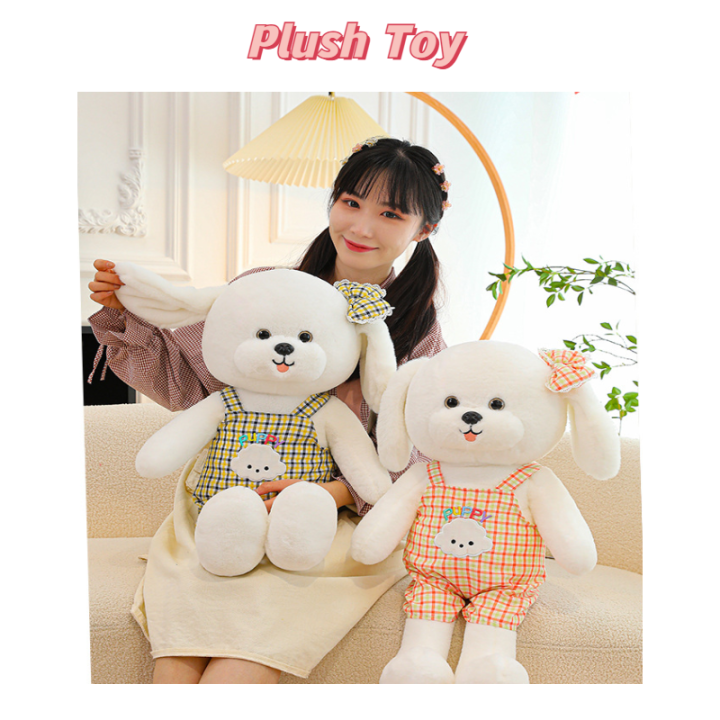 plush-sweet-dog-plaid-toys-doll-children-pillow-birthday-decoration-gifts-kids