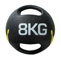 Double-eared ball Medicine Ball rubber solid drug ball double handle private training gravity ball