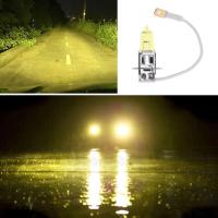 1pc H3 12V 55W 3000K Quartz Glass Car Xenon Head Lamp Fog Lamp Halogen Bulb Bulbs  LEDs  HIDs