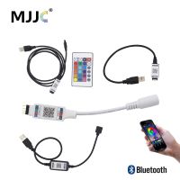 บลูทูธ Led อาร์จีบี Usb Ios Android Phone 5V 12V 24V Mini App ไร้สายอัจฉริยะ24 Key ควบคุมระยะไกลสำหรับแถบไฟ Led