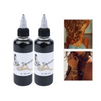 【YF】 1 Bottle100ml Temporary Tattoo Makeup Pigment Healthy Complexion Airbrush Spray Tanning Ink 8  DHA Beauty Supplies