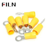 RV5.5-5 Yellow Ring insulated terminal Cable Wire Connector suit 4-6mm2 Electrical Crimp Terminal 100PCS/Pack