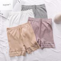 QLMYKP ใส่สบาย หอมหวาน เอวสูง มีเสน่ห์ สีทึบ ผ้าฝ้าย กางเกงใน boyshort กางเกงในเพื่อความปลอดภัยสำหรับเด็กผู้หญิง กางเกงบ็อกเซอร์ขาสั้นผู้หญิง เลกกิ้ง