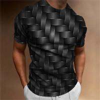 2023 Simple MenS T-Shirt Geometric Pattern 3d Printed MenS Top Everyday Casual Clothing Loose Oversized-Shirt Retro Sweatshirt