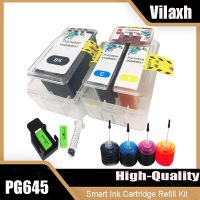 646XL 645XL Vilaxh PG645 CL646ตลับหมึกเติม Xlsmart PG-645ชุดสำหรับแคนนอน CL-646 PG 645 CL 646 Pixma MG2460 MG2560 MG2960