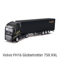 Urago FH16วอลโว่750,XX Traktor Berat รถพ่วง Hitam Die Cast Dapat Dikoleksi Hobi Mainan รุ่น Sepeda Mainan Motor