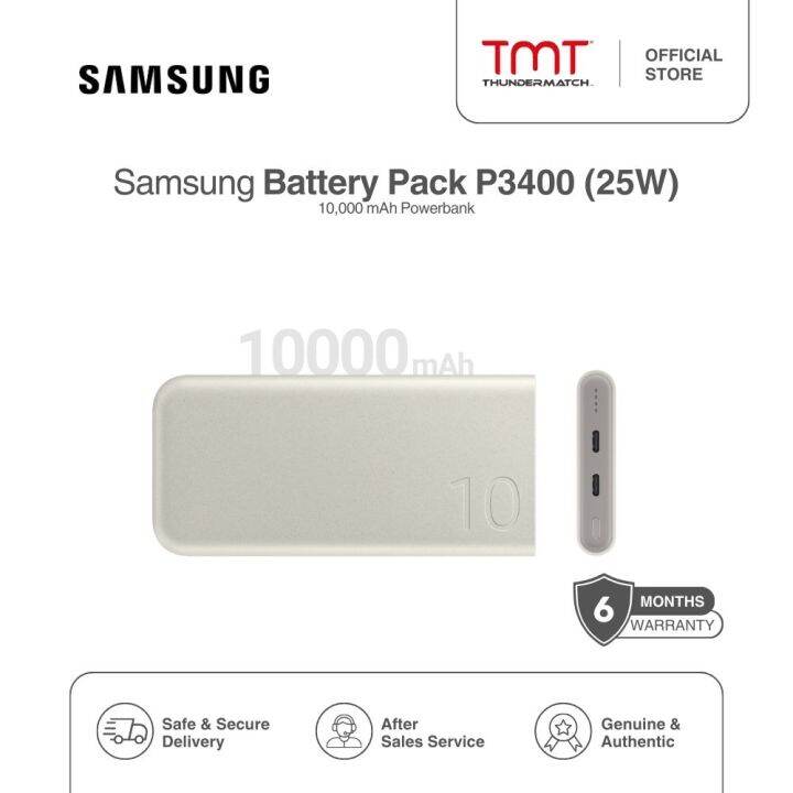 Samsung 10000mAh Dual TypeC Battery Pack Powerbank 15W / 25W Super