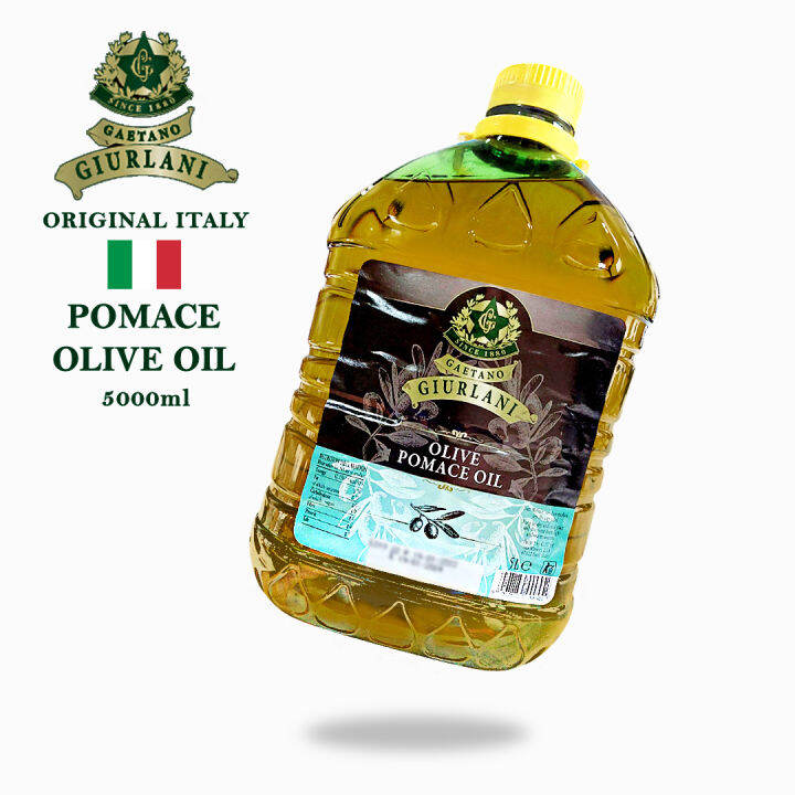 Giurlani Pomace Olive Oil 5 Liter PET Bottle / 5L / Olio / Plastic / Cooking / Grilling