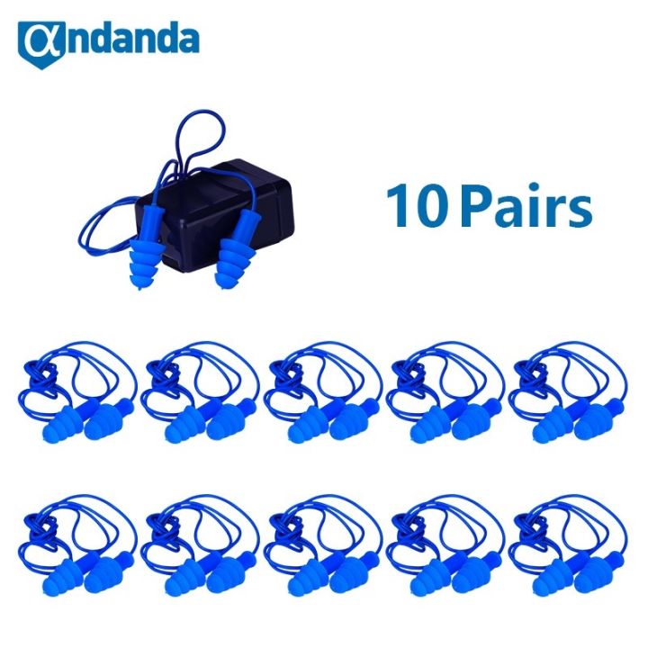 cw-andanda-ear-plugs-1-2-5-10-pairs-nbsp-noise-reduction-sound-insulation-protector-anti-noise-snore-earplugs-security-protection