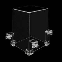 Smooth Edges Transparent Acrylic Water Level Maintenance Increase Activity Area Easy To Install Clear Negative Pressure Burr Free Vacuum Suspended Aquarium Decoration Sturdy Fish Tank