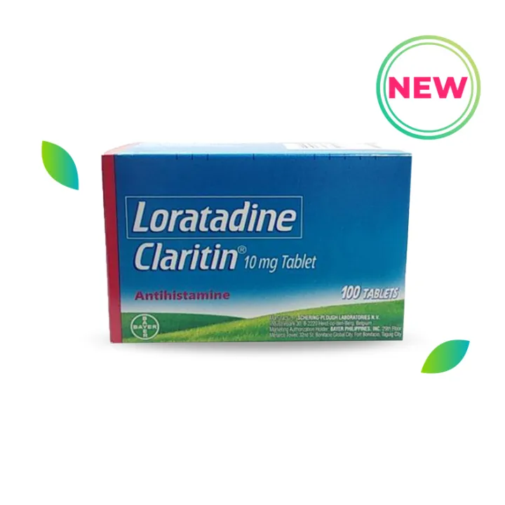 Claritin (100 tablets) Loratadine 10mg l Antihistamine Tablets | Lazada PH