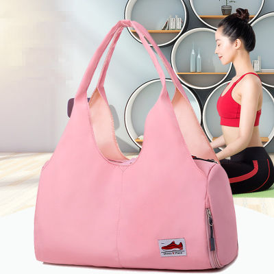 Womens Bag Nylon Yoga Mat Carry Shoulder Handbag Ladies Academy Female Travel Bolsas Duffle Shoe Bags For Gym Sports Fitness