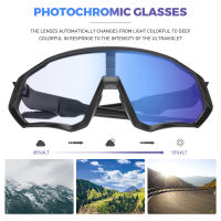 KAPVOE ใหม่ Photochromic สีแดงหรือสีฟ้าขี่จักรยานแว่นกันแดดผู้ชายผู้หญิงกีฬากลางแจ้งจักรยานแว่นตาขี่จักรยาน MTB จักรยานแว่นตาแว่นตา