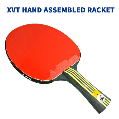 ITTF approved XVT Hand Assembled BLACK WOOD + KAKUTAKU 868 Table Tennis Racket ping pong Racket table tennis bat