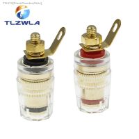 ☬♙✓ 2PCS Banana Connector 4MM Amplifier The Speaker Terminal Banana Plug Socket Connector