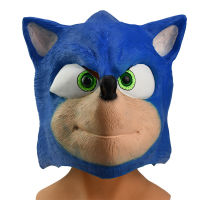 WAYLIKE Halloween Sonic Mask Adult Party Costume Mask Horror Carnival Cosplay Party Props