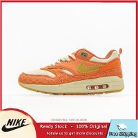 Hot Sale 【Original】 ΝΙΚΕ Ar* Maxx- 87 O G x Of- White Breathable Fashion Running Shoes Cushion Shock Absorption Men And Women Sports Shoes Orange