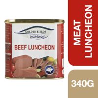 Premium Import products? ( x 1 ) Golden Fields Beef Luncheon 340g ++ โกลเด้นฟีลด์ เนื้อลันชอนกระป๋อง 340 กรัม