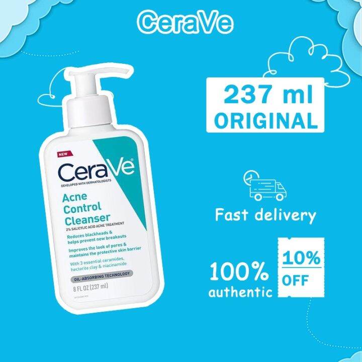 Cerave Acne Control 2 Salicylic Acid Acne Treatment Cleanser 237ml