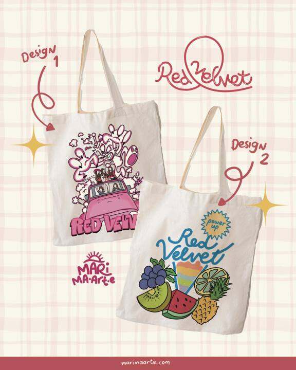 MARI MAARTE RED VELVET TOTE BAG Lazada PH