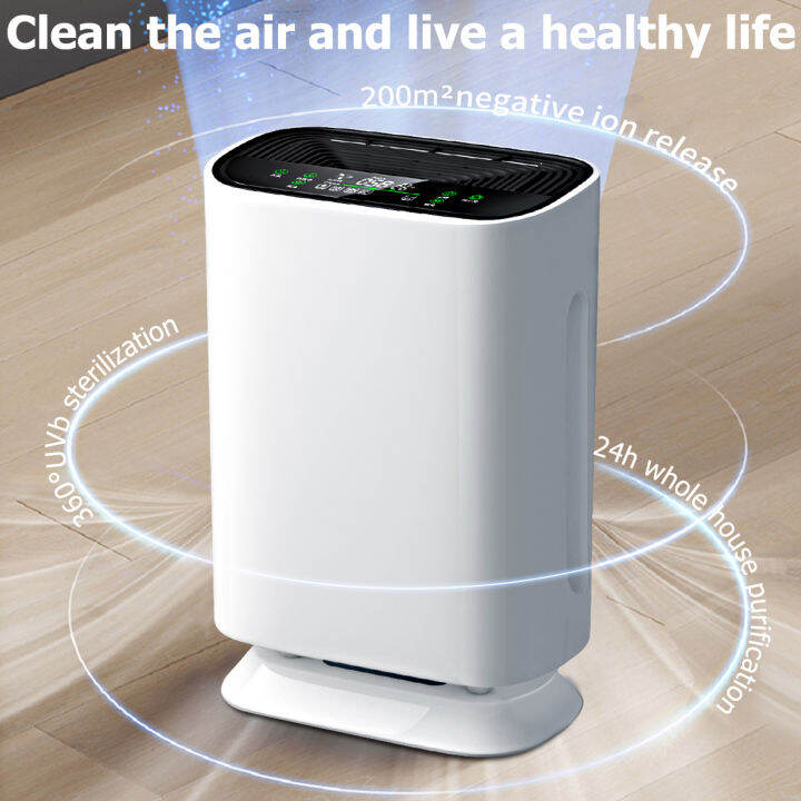 youbang Air purifier LCD display HEPA high efficiency filter household