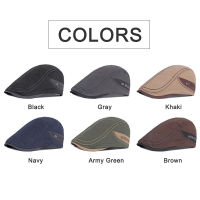 Casual Cotton Beret หมวกผู้ชาย R แบน Peaked Herringbone Ivy หมวกผู้หญิงจิตรกรกลางแจ้ง Beret Sun หมวก Sunshade Newsboy หมวก