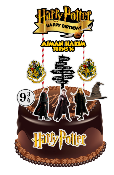 Harry Potter Cake Topper DIY | Lazada