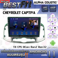 Alpha Coustic จอแอนดรอย ตรงรุ่น CEVROLET CAPTIVA ระบบแอนดรอยด์V.12 ไม่เล่นแผ่น เครื่องเสียงติดรถยนต์