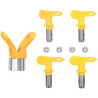 5-Piece Airless Paint Sprayer Tip Guard Nozzle Seat Replacement for Airless Spray Paint Tip Nozzle(213 311 415 515)