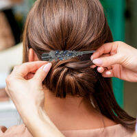 OULII คลิปผมคริสตัลคลิปผมขนาดใหญ่คลิป Bling Duckbill Hair Barrette ผู้หญิงตกแต่งผม