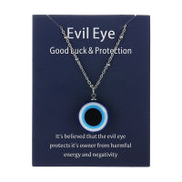 Wholesale 10PCSLot Blue Evil Eye Pendants Necklace for Women Men Turkey Eyes Lucky Necklace Choker Jewelry Accessories