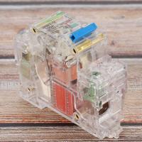 【☄New Arrival☄】 zhilao เบรคเกอร์อากาศ Dz47 1P 690V Ac 63a 80a 100a 125a เคสโปร่งใส Mcb Miniature Circuit Breaker