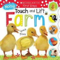English original noisy touch and lift farm noisy touch and farm learning music small reader series childrens Enlightenment cognition touch pronunciation real pictures sensory early education